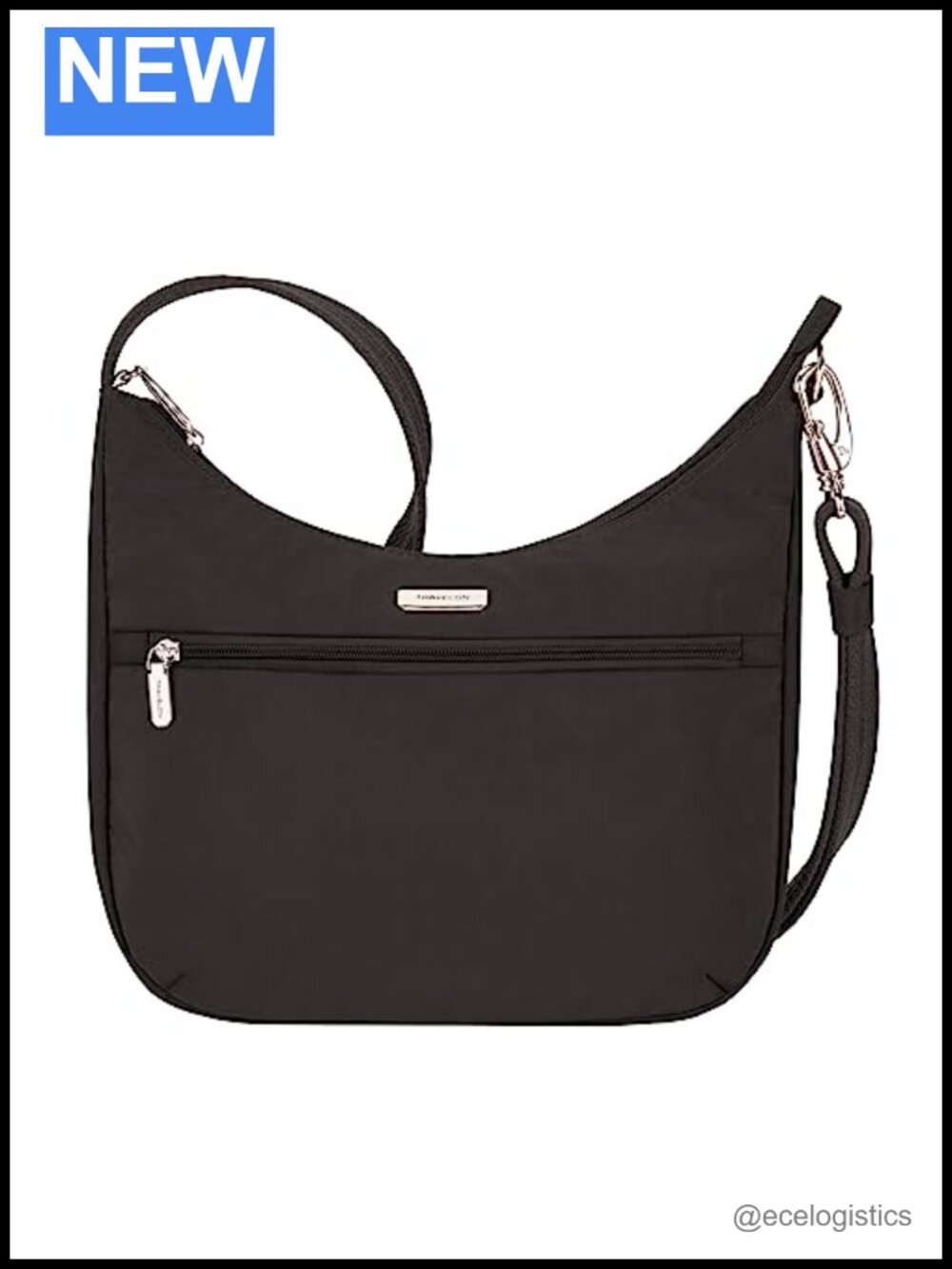 Anti-Theft Hobo Bag RFID Blocking Slash Resistant Nylon Crossbody